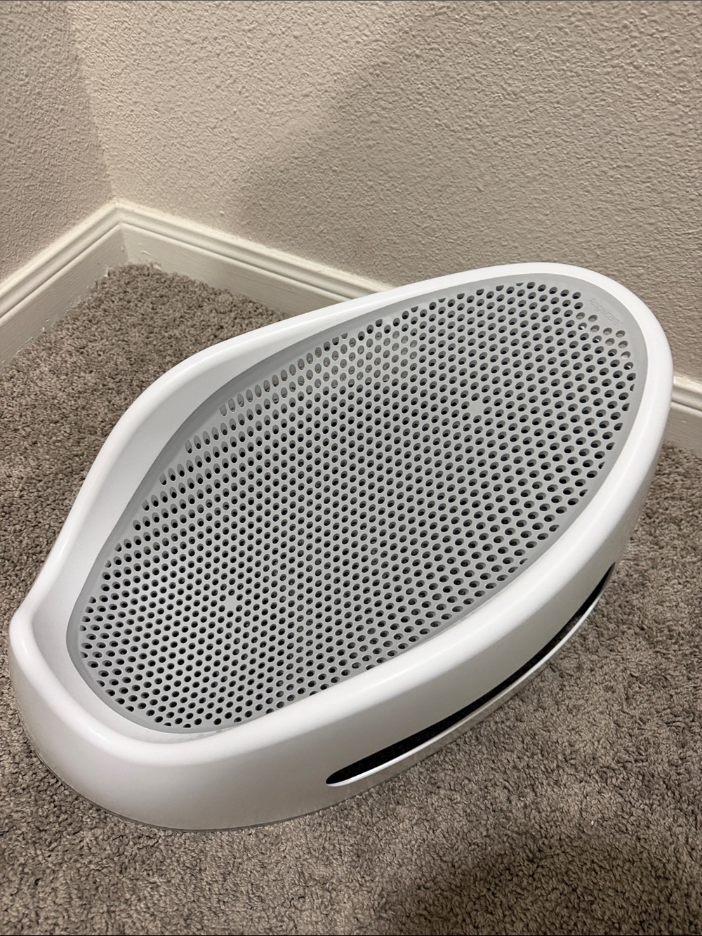 Angelcare White Perforated Plastic Baby Bath Tub
